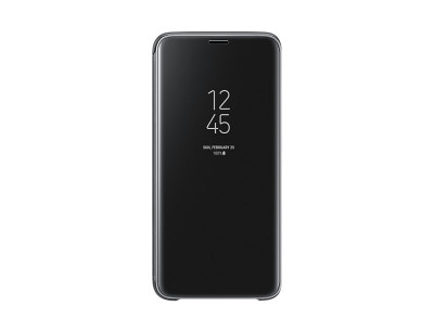 Кожени калъфи Кожени калъфи за Samsung  Калъф тефтер огледален CLEAR VIEW за Samsung Galaxy S9 G960 черен